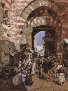 William Logsdail The Gates of the Khalif painting